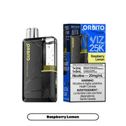 RASPBERRY LEMON ORBITO VIZ 25K DISPOSABLE VAPE
